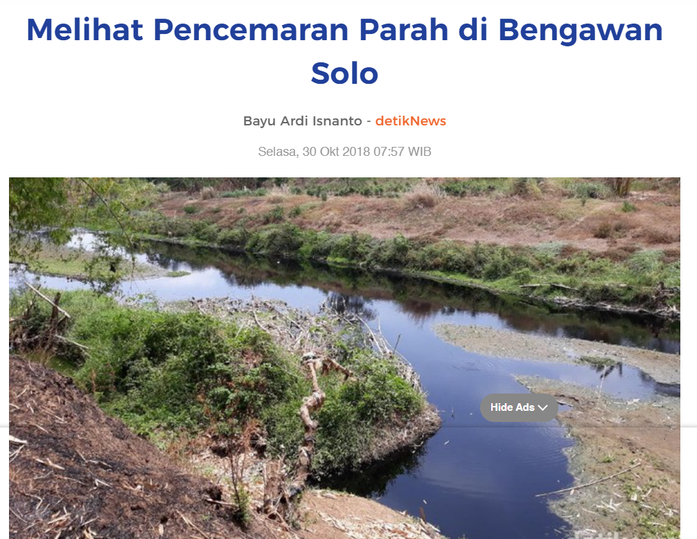 Pencemaran Bengawan Solo