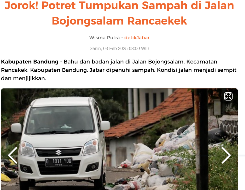 Tumpukan Sampah Rancaekek